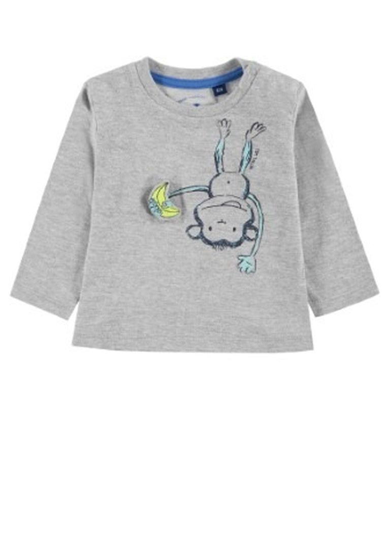 Bluzka chłopięca z długim rękawem, beżowa, Tom Tailor