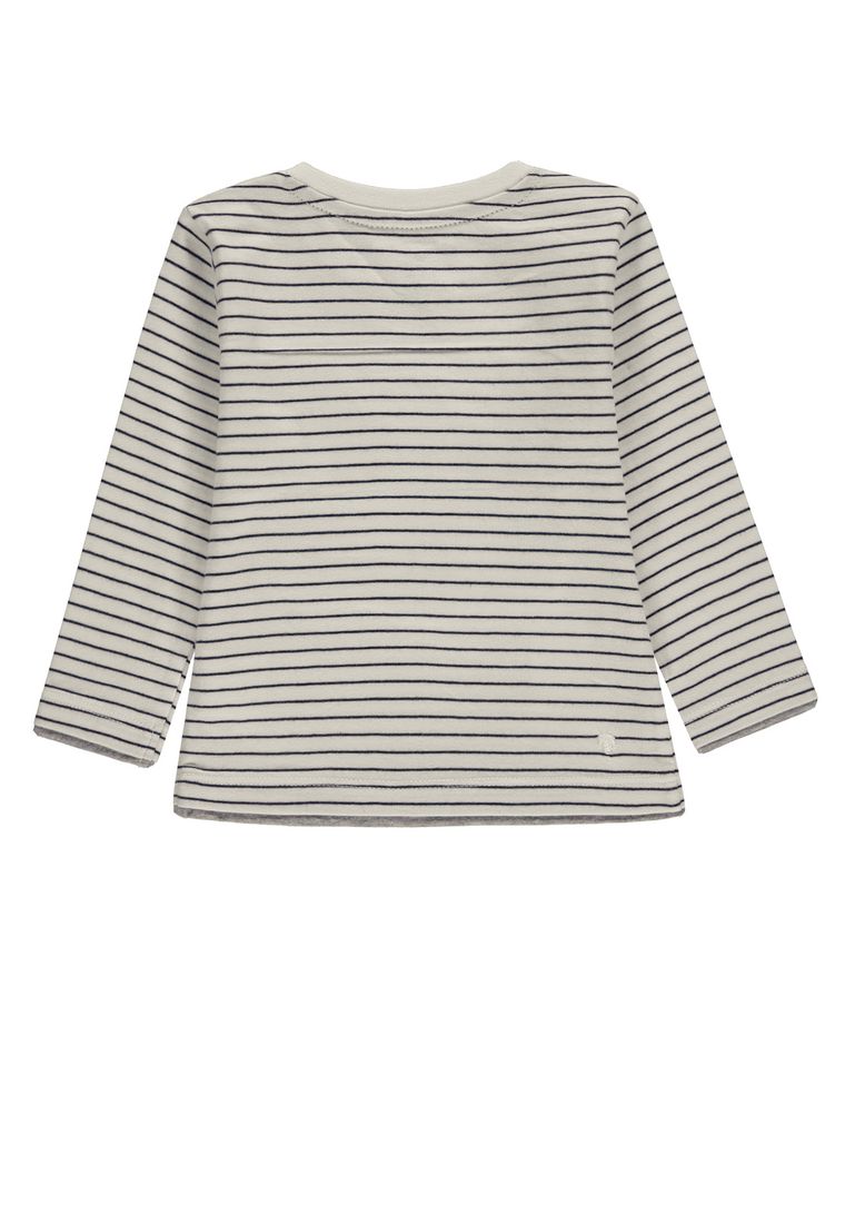 Bluzka chłopięca z długim rękawem, biała, Tom Tailor