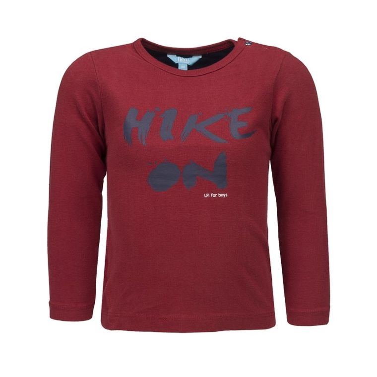 Bluzka chłopięca z długim rękawem, czerwona, Lief