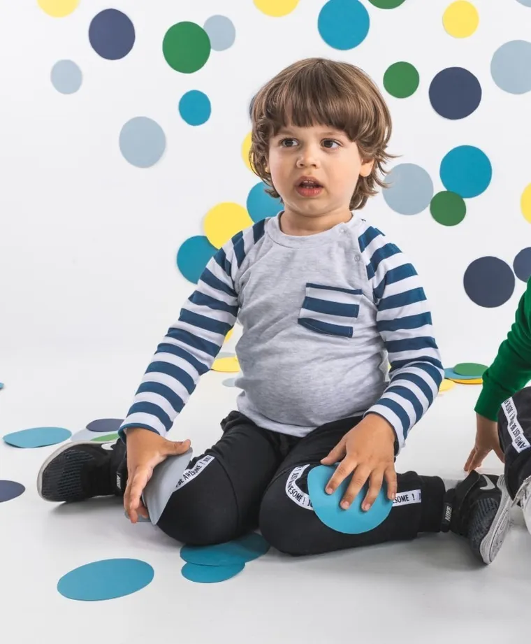 Bluzka chłopięca z długim rękawem, mix, Nicol