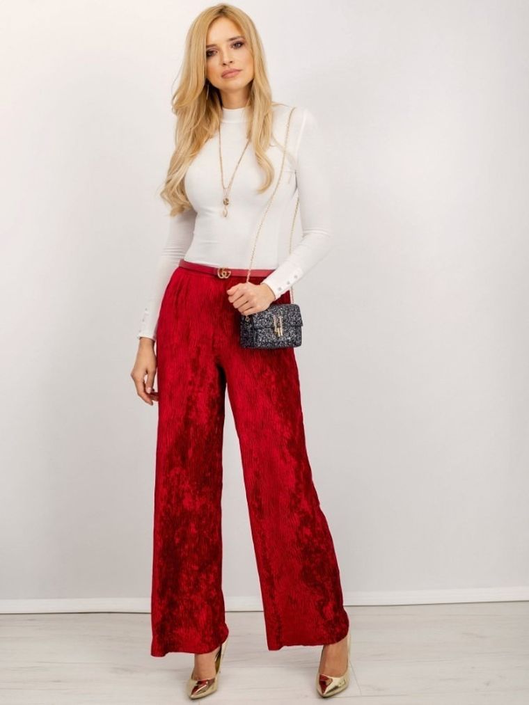 Bluzka damska z długim rękawem, ecru, Rue Paris