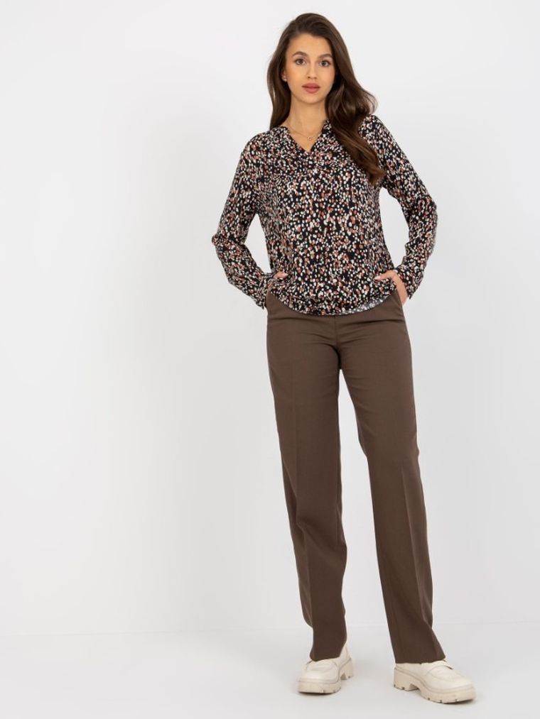 Bluzka damska z długim rękawem, mix, Sublevel