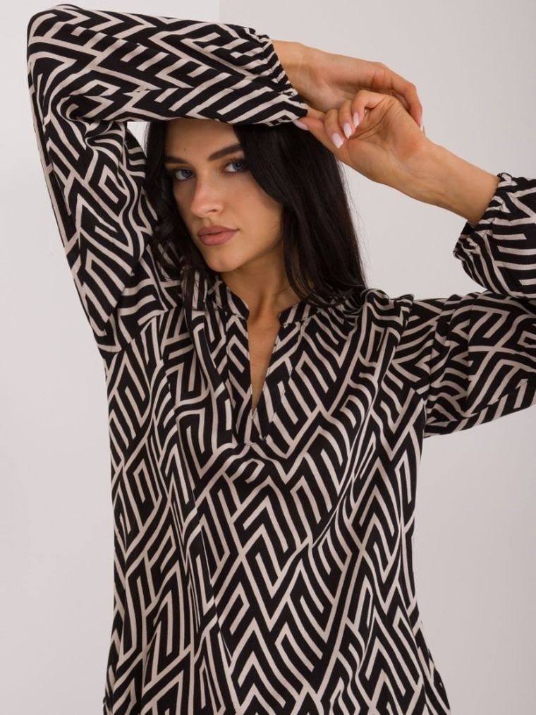 Bluzka damska z długim rękawem, mix, Sublevel