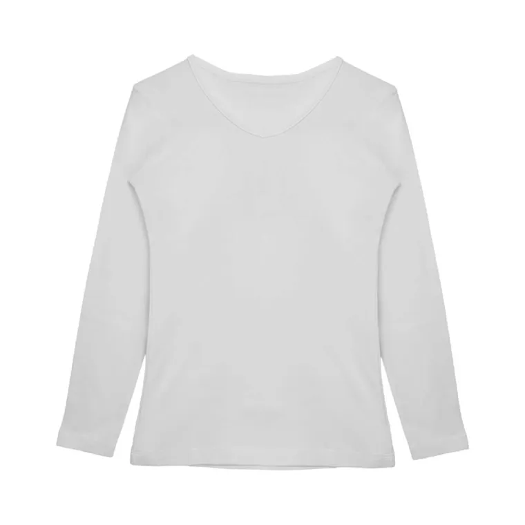 Bluzka dziecięca z długim rękawem, biała, Olimpias
