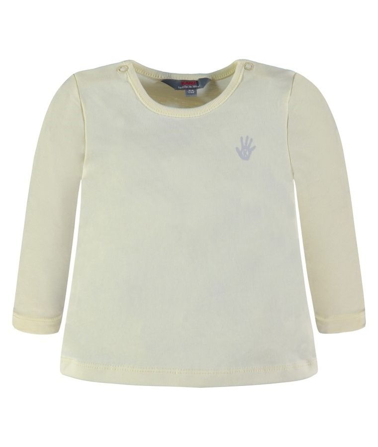 Bluzka dziecięca z długim rękawem, żółta, Kanz