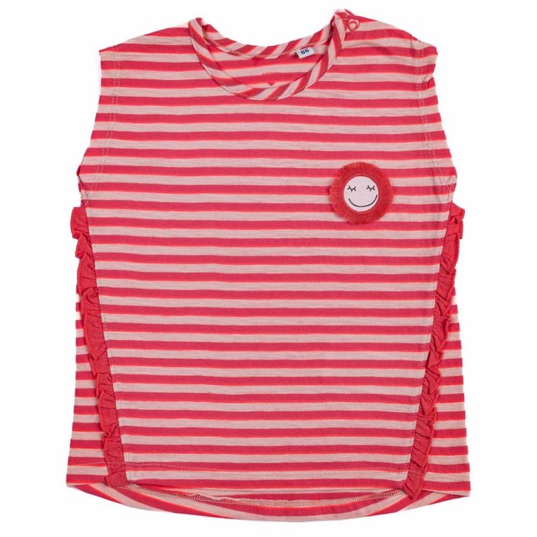 Bluzka dziewczęca bez rękawów, mix, Tom Tailor