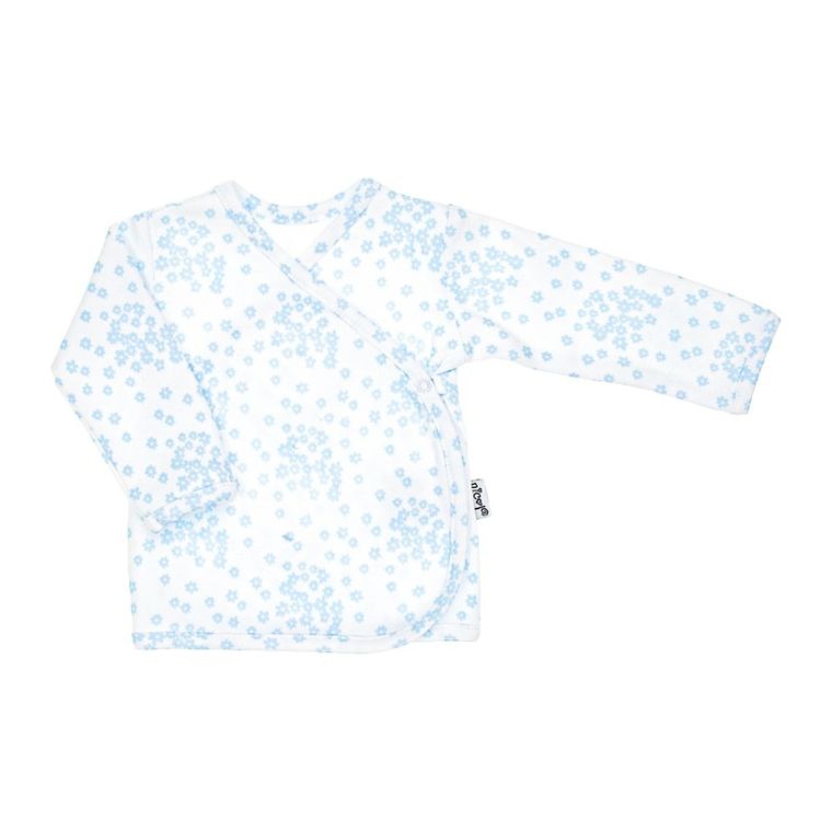 Bluzka dziewczęca z długim rękawem, biała, Nicol