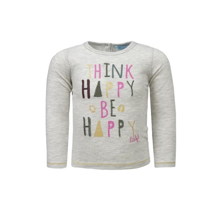 Bluzka dziewczęca z długim rękawem, ecru, Lief