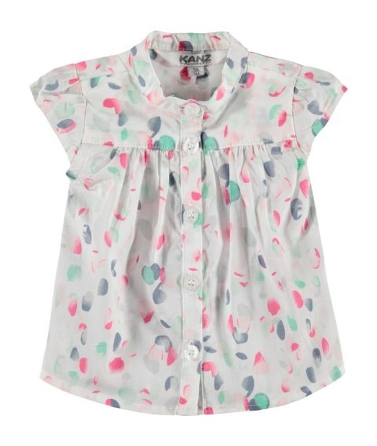 Bluzka dziewczęca z krótkim rękawem, mix, Kanz