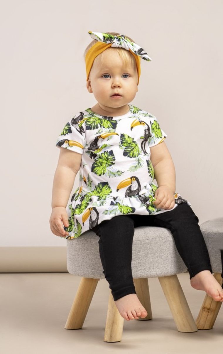 Bluzka dziewczęca z krótkim rękawem, mix, Nicol