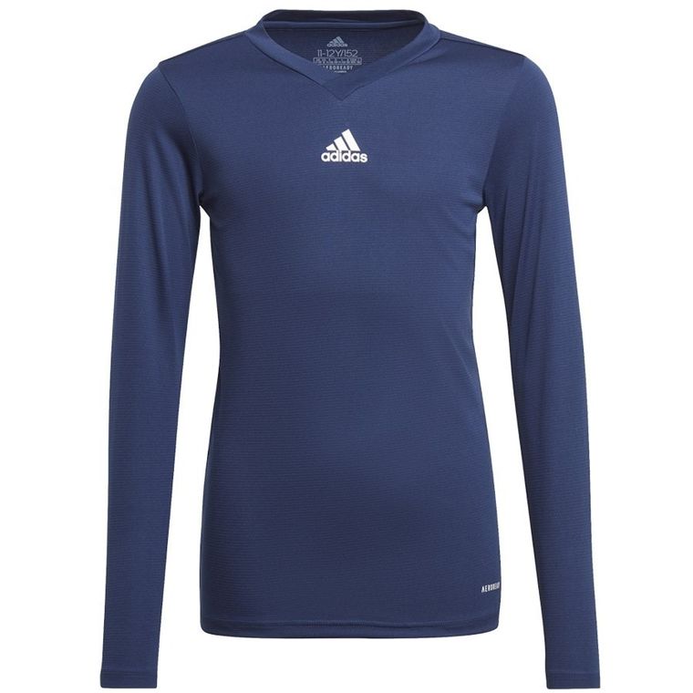 Bluzka termoaktywna chłopięca z długim rękawem, granatowa, Adidas