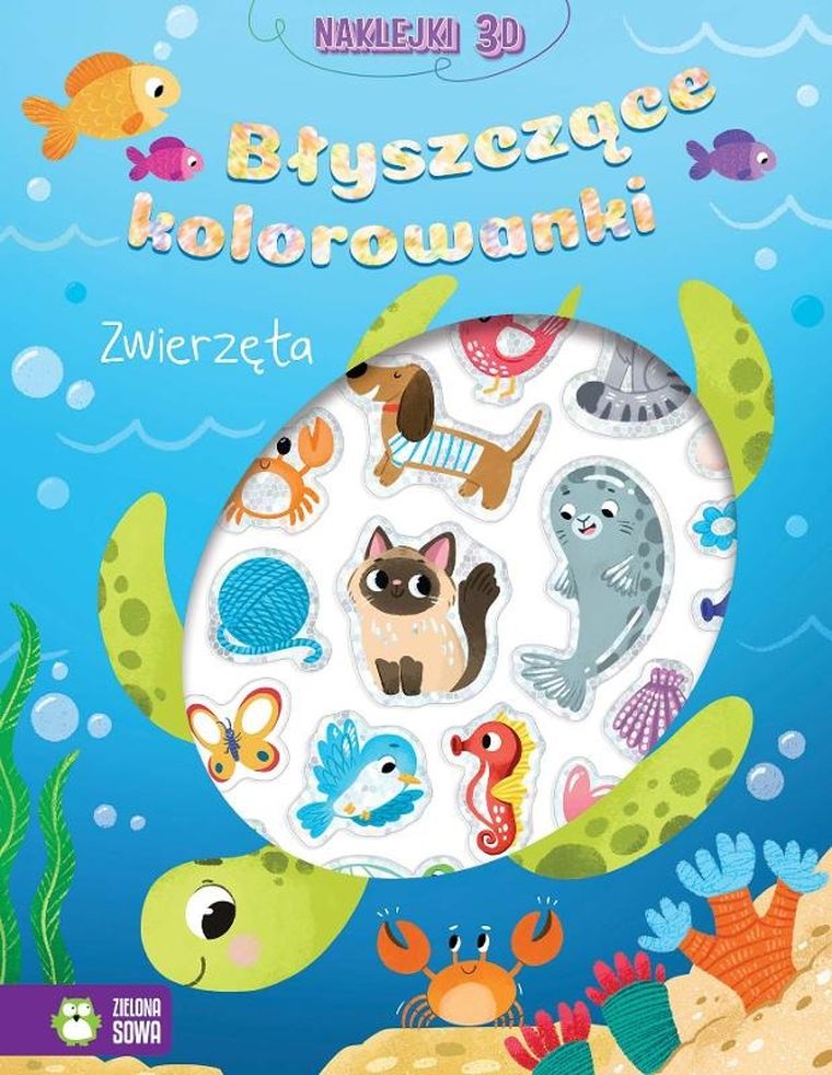 Błyszczące kolorowanki. Zwierzęta