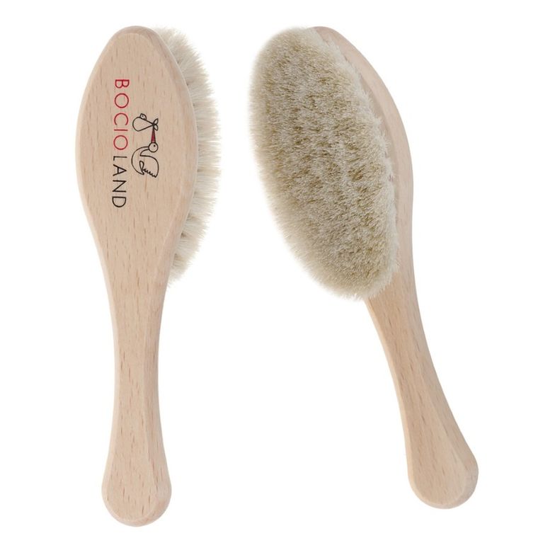 Bocioland, Elipsa, drewniana szczotka do włosów, kozina