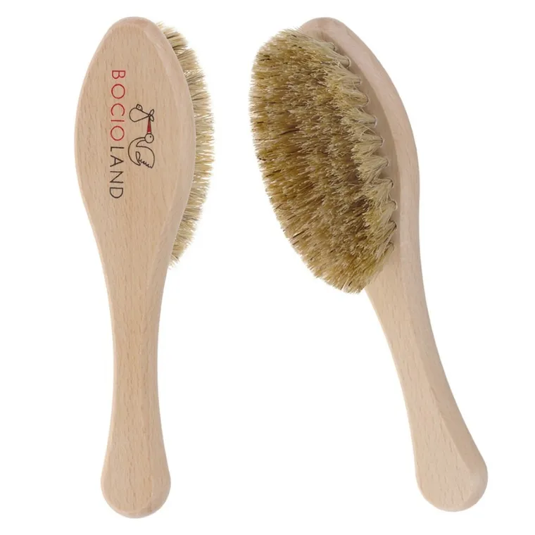 Bocioland, Elipsa, drewniana szczotka do włosów, szczecina