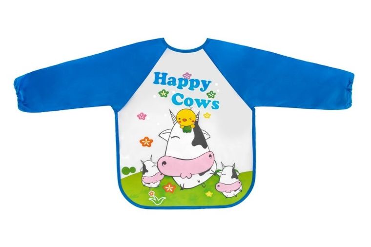 Bocioland, Happy Cows, śliniak z długim rękawem