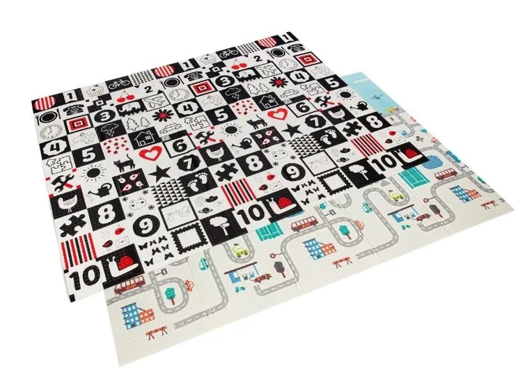 Bocioland, Miasto, mata piankowa, składana, 150-200 cm