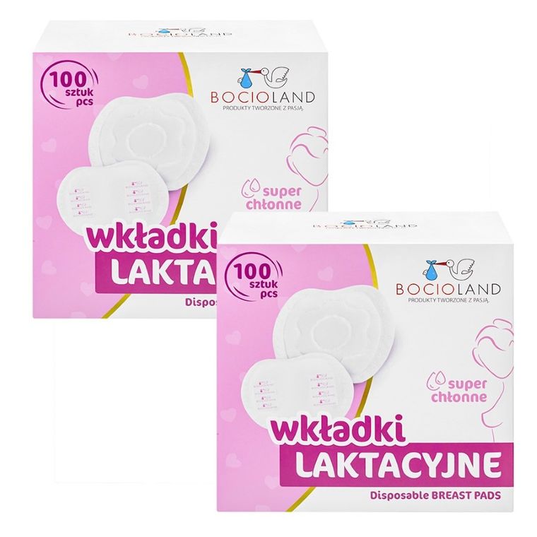 Bocioland, wkładki laktacyjne z superabsorbentem, 200 szt.