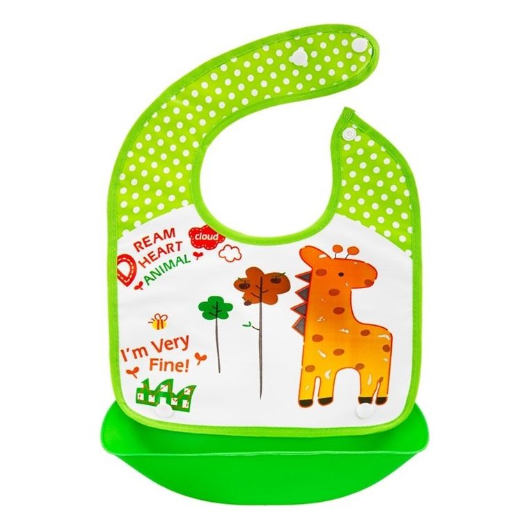 Bocioland, Żyrafa, śliniak z odpinaną kieszonką