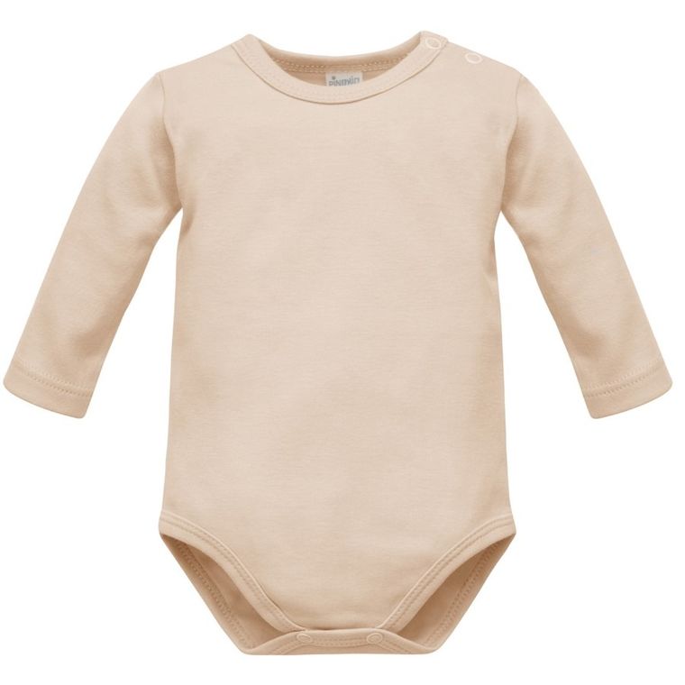 Body chłopięce z długim rękawem, beżowe, Pinokio