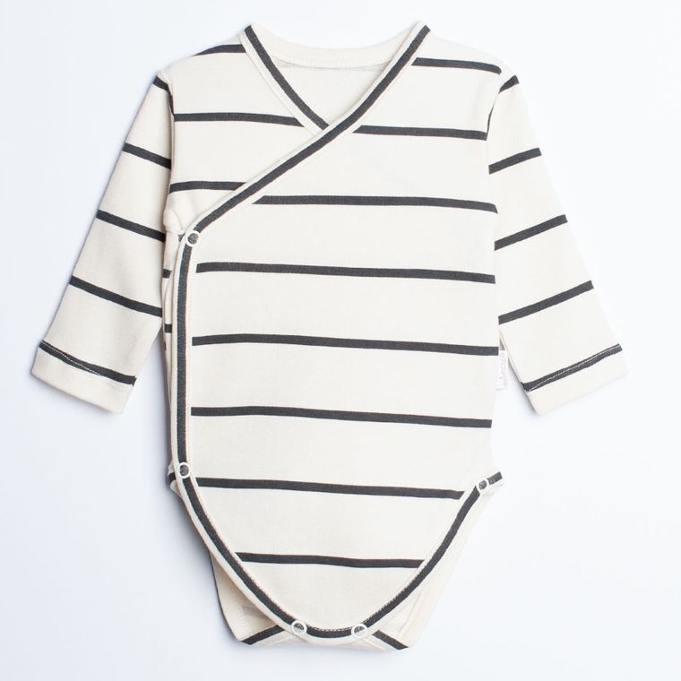 Body chłopięce z długim rękawem, ecru, Nicol