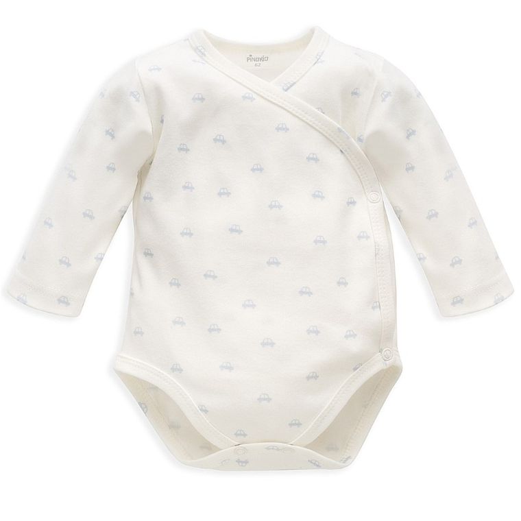 Body chłopięce z długim rękawem, ecru, Pinokio