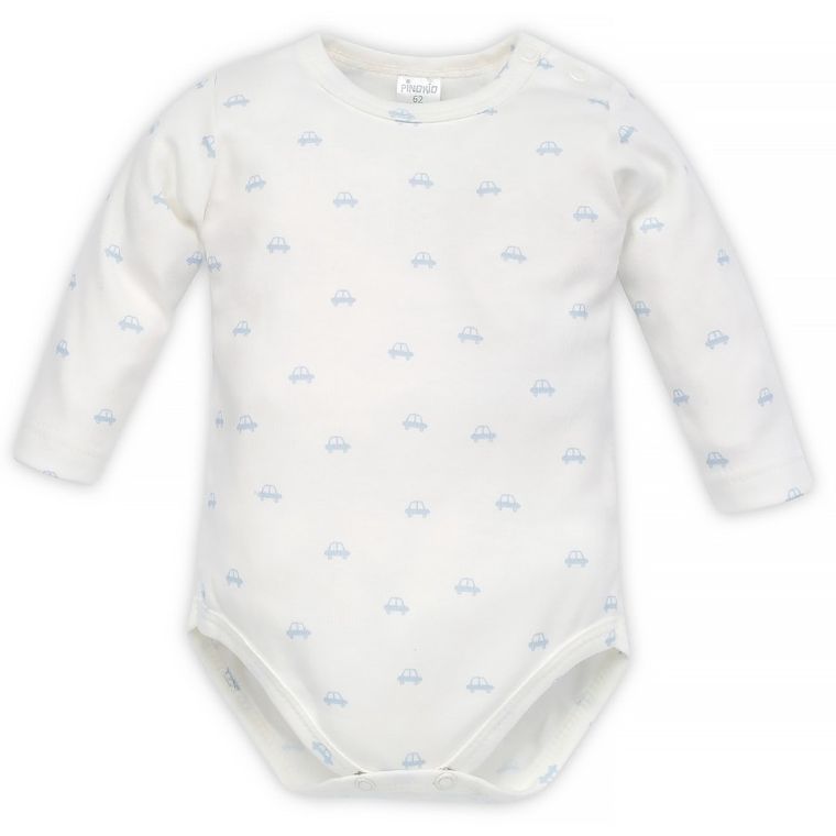 Body chłopięce z długim rękawem, ecru, Pinokio