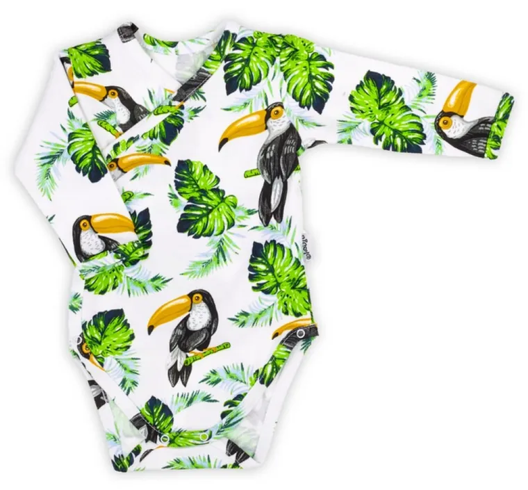Body chłopięce z długim rękawem, mix, tukan, Nicol