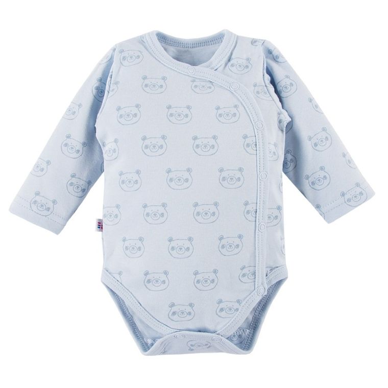 Body chłopięce z długim rękawem, niebieskie, Big Bear, Eevi