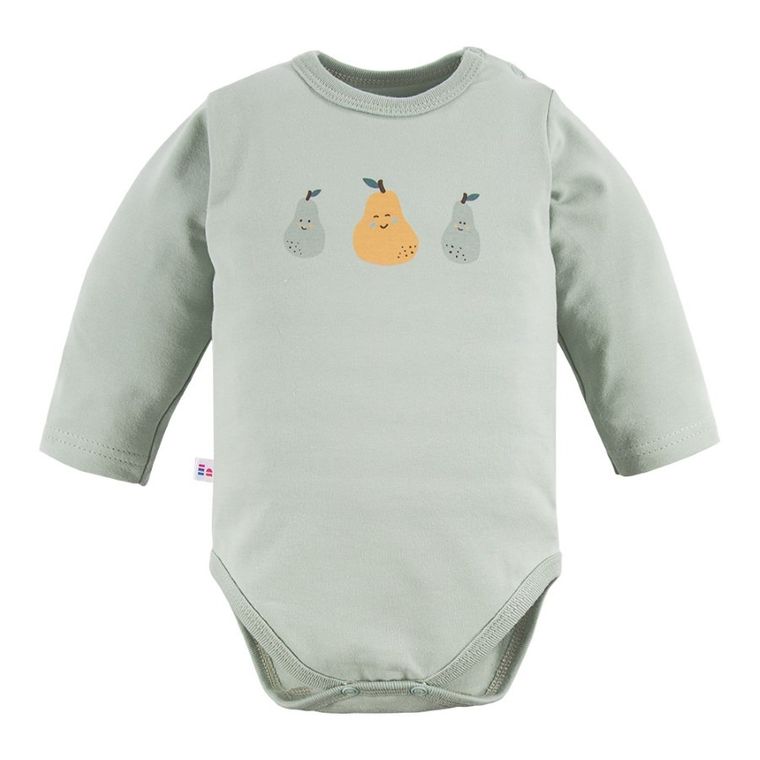 Body chłopięce z długim rękawem, zielone, Eevi