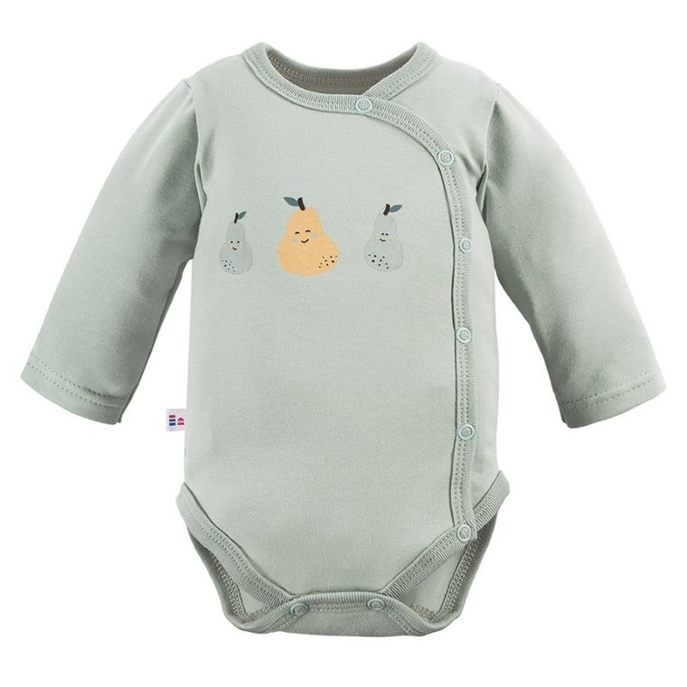 Body chłopięce z długim rękawem, zielone, Eevi