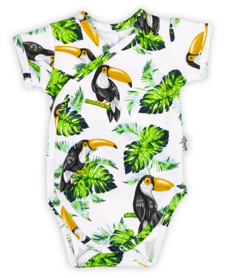 Body chłopięce z krótkim rękawem, mix, tukan, Nicol