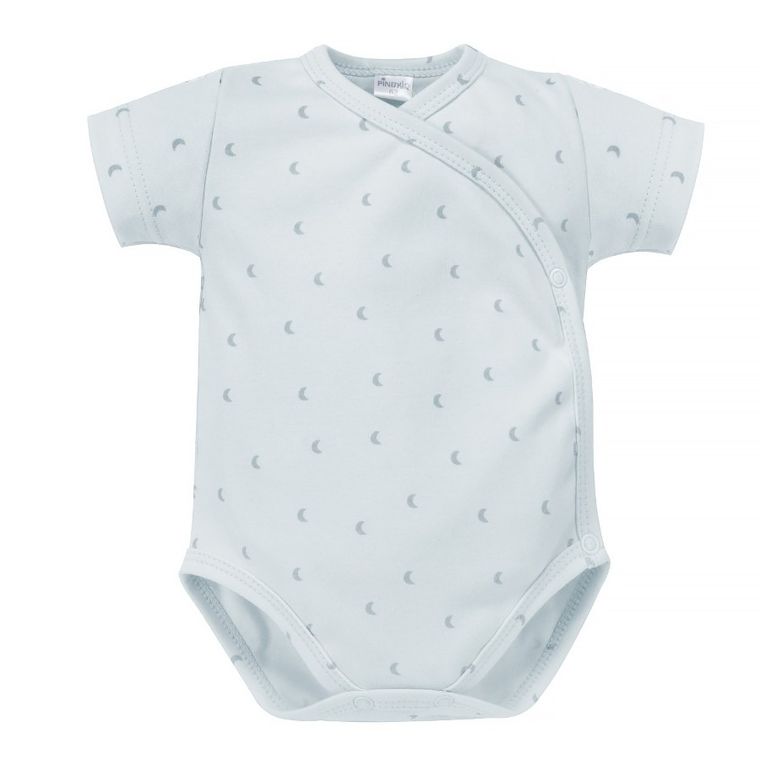 Body chłopięce z krótkim rękawem, niebieskie, Pinokio