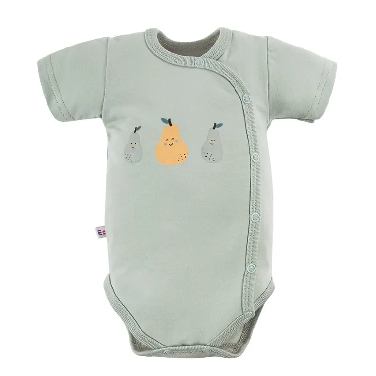 Body chłopięce z krótkim rękawem, zielone, Eevi