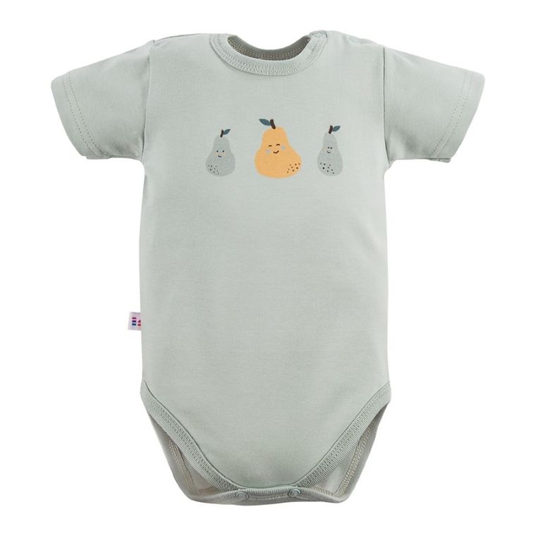 Body chłopięce z krótkim rękawem, zielone, Eevi