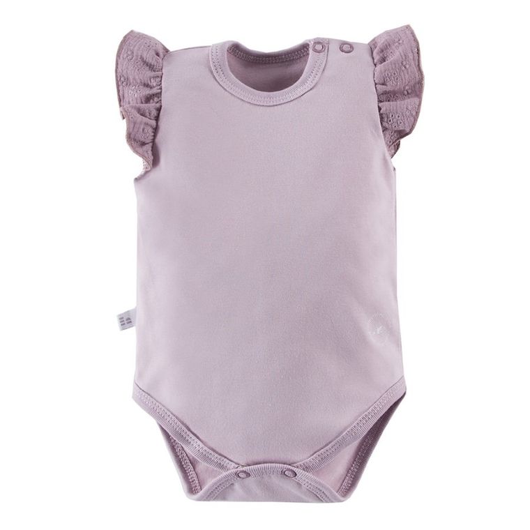 Body dziewczęce bez rękawów, fioletowe, Eevi