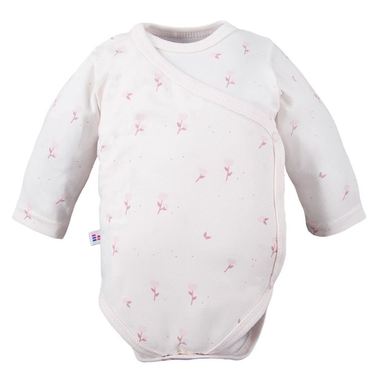 Body dziewczęce z długim rękawem, ecru, Eevi