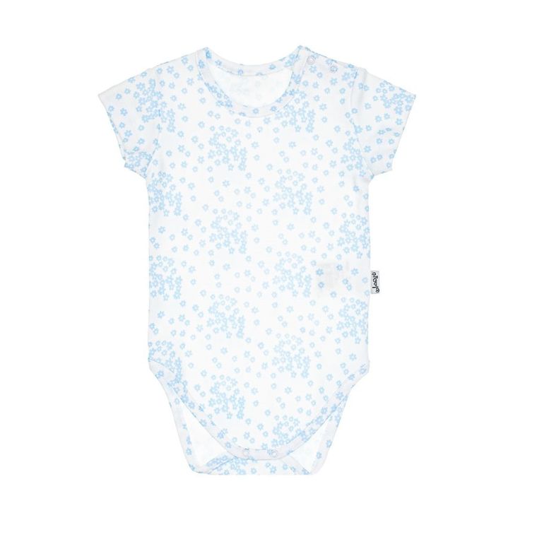 Body dziewczęce z krótkim rękawem, białe, Nicol