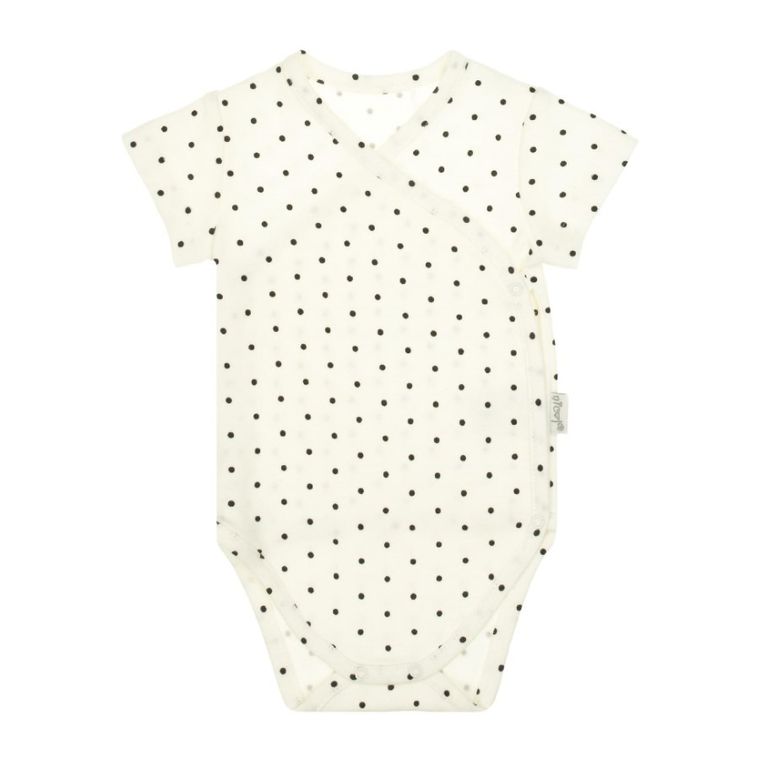 Body dziewczęce z krótkim rękawem, ecru, Nicol