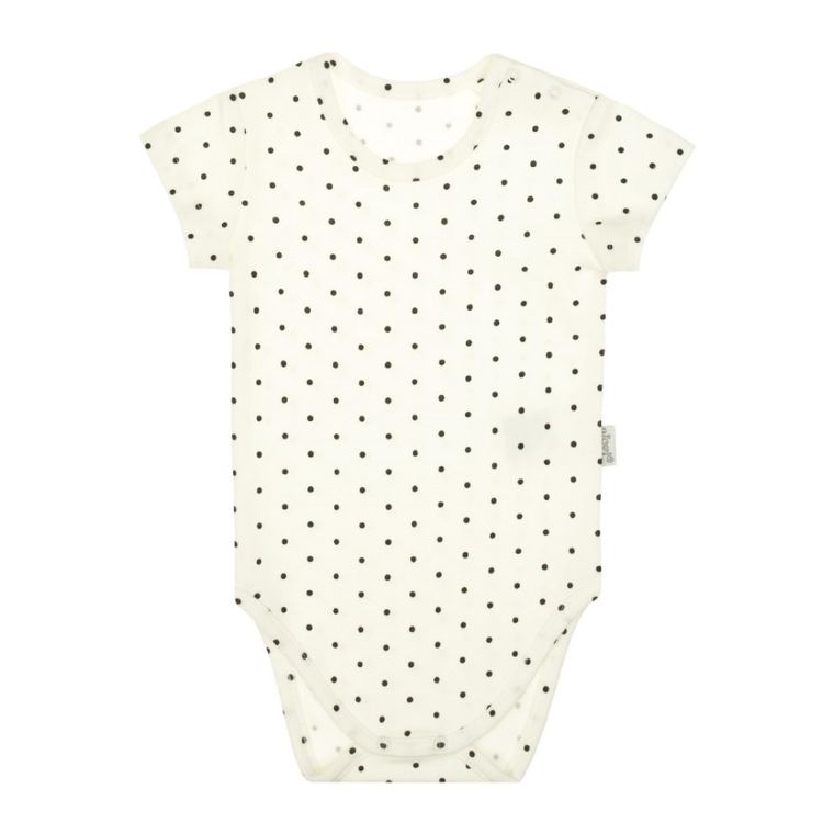 Body dziewczęce z krótkim rękawem, ecru, Nicol