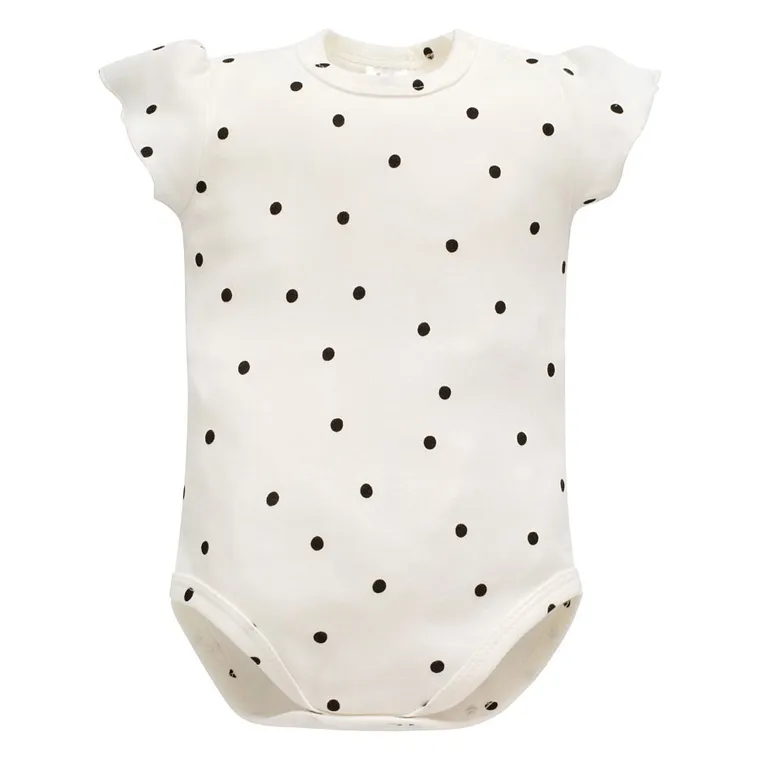 Body dziewczęce z krótkim rękawem, ecru, Pinokio