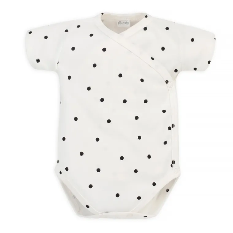 Body dziewczęce z krótkim rękawem, ecru, Pinokio