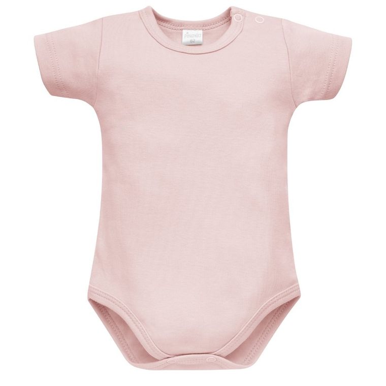 Body dziewczęce z krótkim rękawem, różowe, Pinokio
