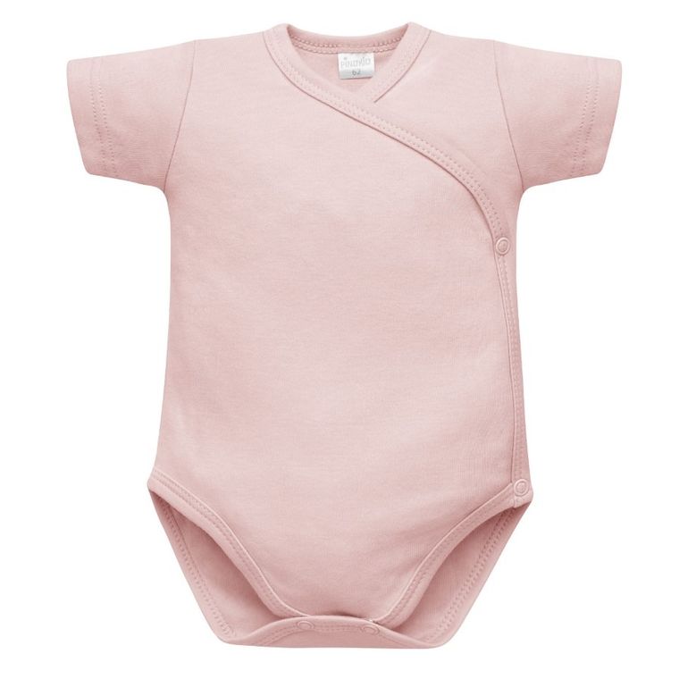 Body dziewczęce z krótkim rękawem, różowe, Pinokio