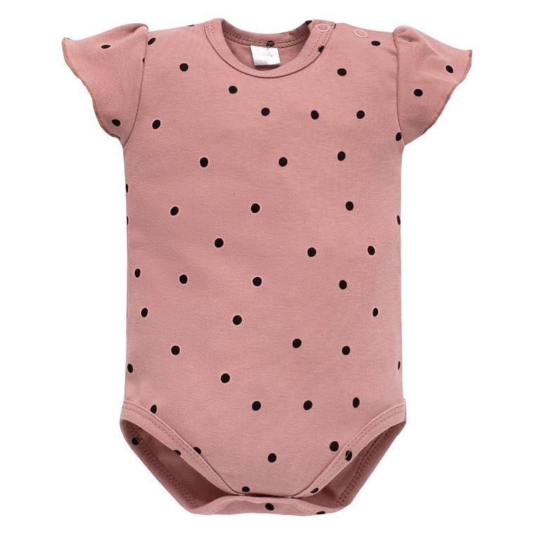 Body dziewczęce z krótkim rękawem, różowe, Pinokio
