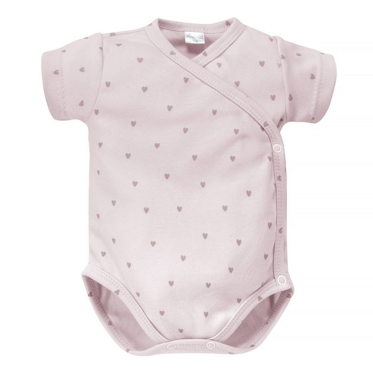 Body dziewczęce z krótkim rękawem, różowe, Pinokio