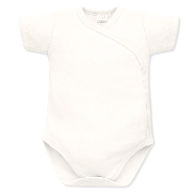Body niemowlęce z krótkim rękawem, ecru, Pinokio