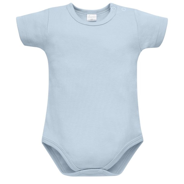 Body niemowlęce z krótkim rękawem, niebieskie, Pinokio