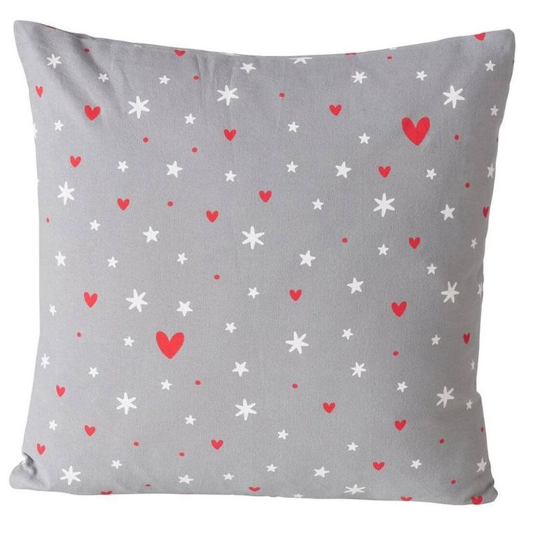 Boltze Home, Anella, ozdobna poduszka w drobny wzór, 45-45 cm