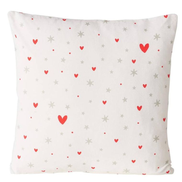 Boltze Home, Anella, ozdobna poduszka w drobny wzór, 45-45 cm