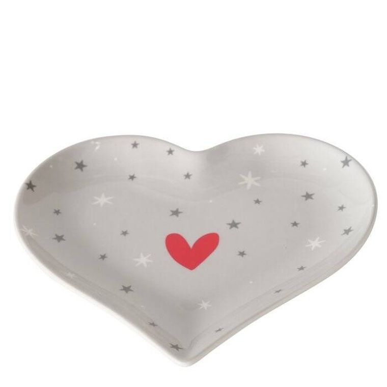 Boltze Home, Anella, półmisek ceramiczny w kształcie serca